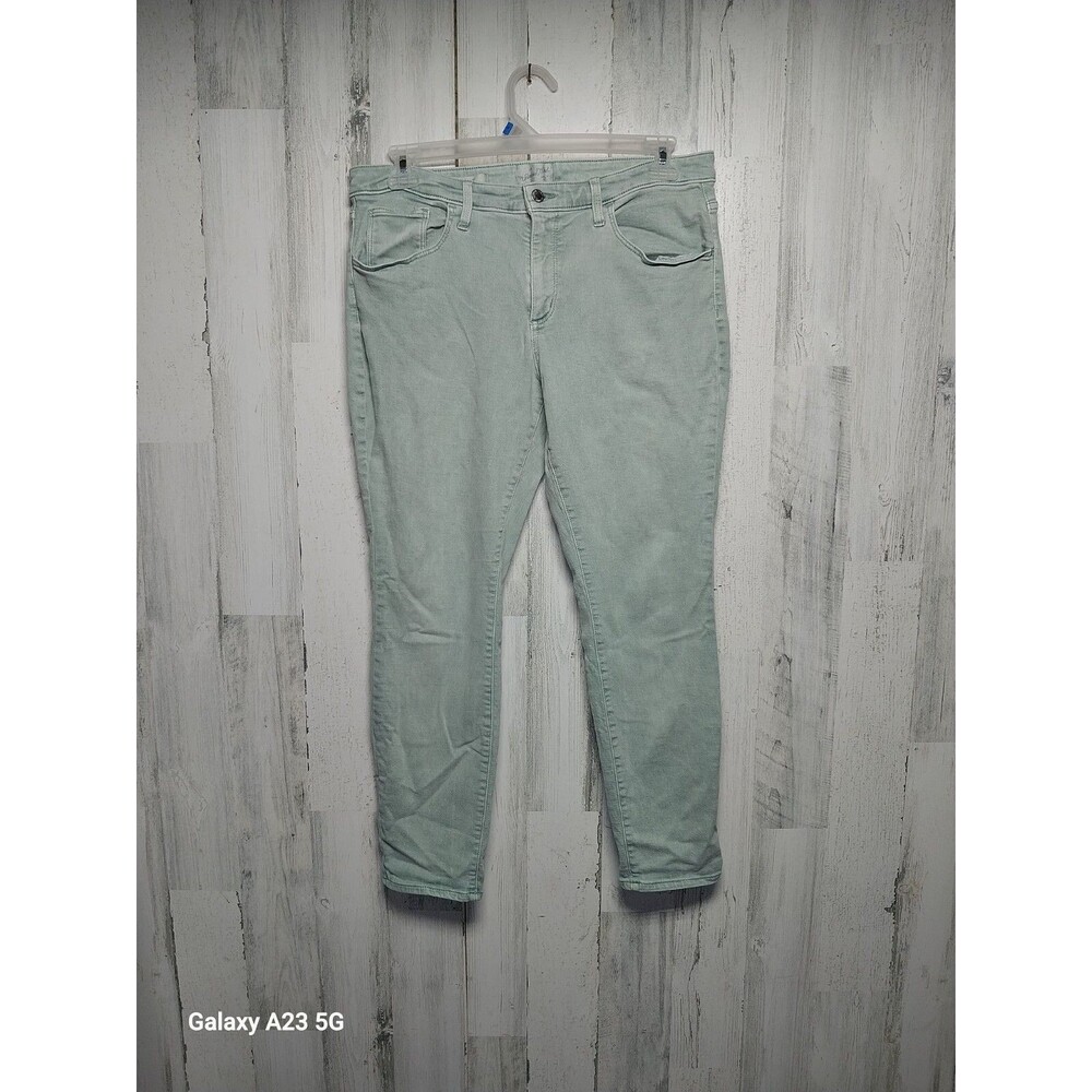 Universal Thread Sage Green Mid Rise Skinny Jeans Sz 14